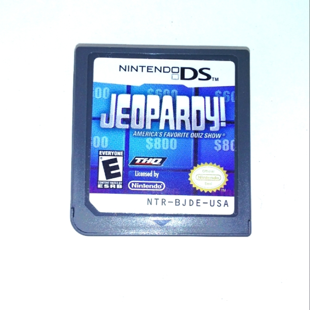 Jeopardy Game Cartridge For Nintendo DS